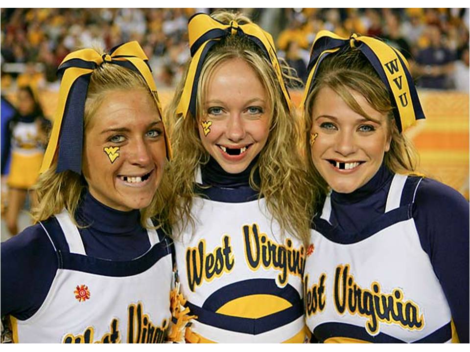 WVU smiles